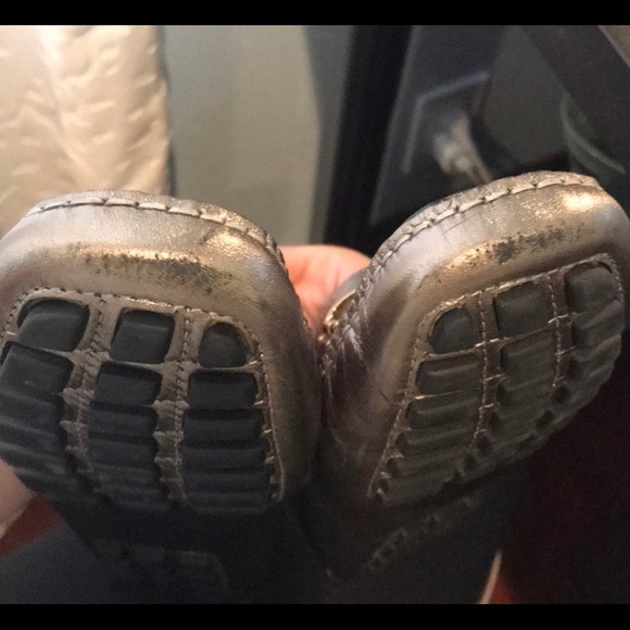 Salvatore Ferragamo 8 1/ B loafers GOLD - Picture 6 of 6